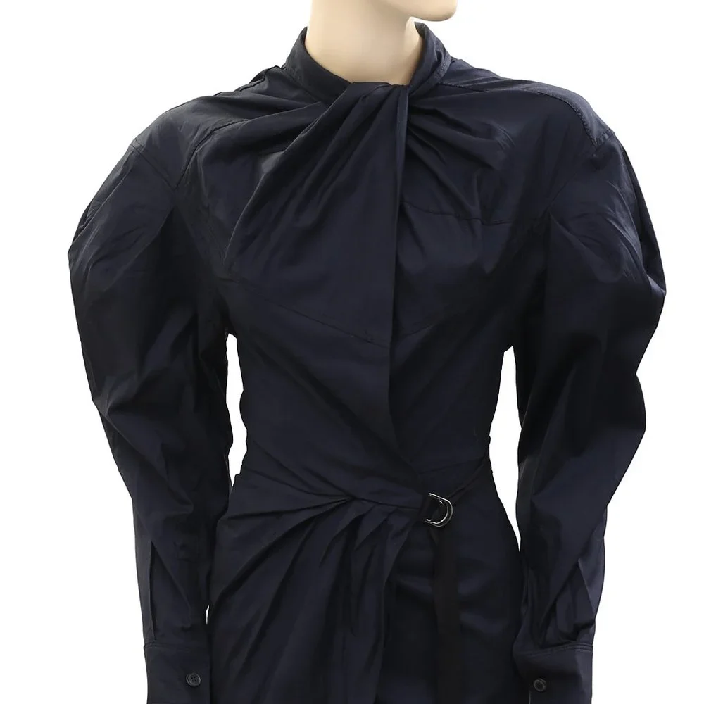 Zara Knot Black Mini Dress XS - Picture 5 of 8